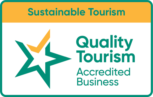 Sustainable Tourism accreditation badge quality tourism accredited