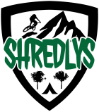 Shredlys Adventure Hub camp logo